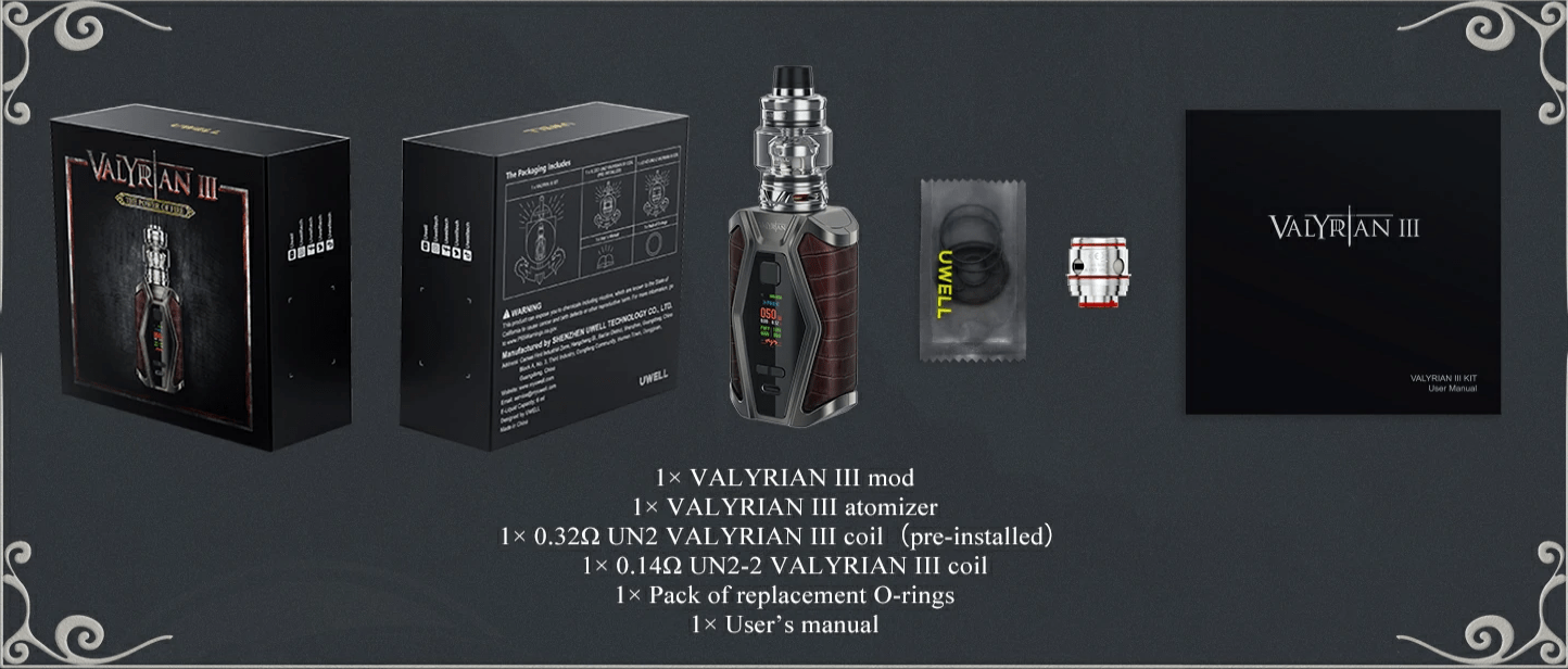 Uwell VALYRIAN 3 200W Starter Kit