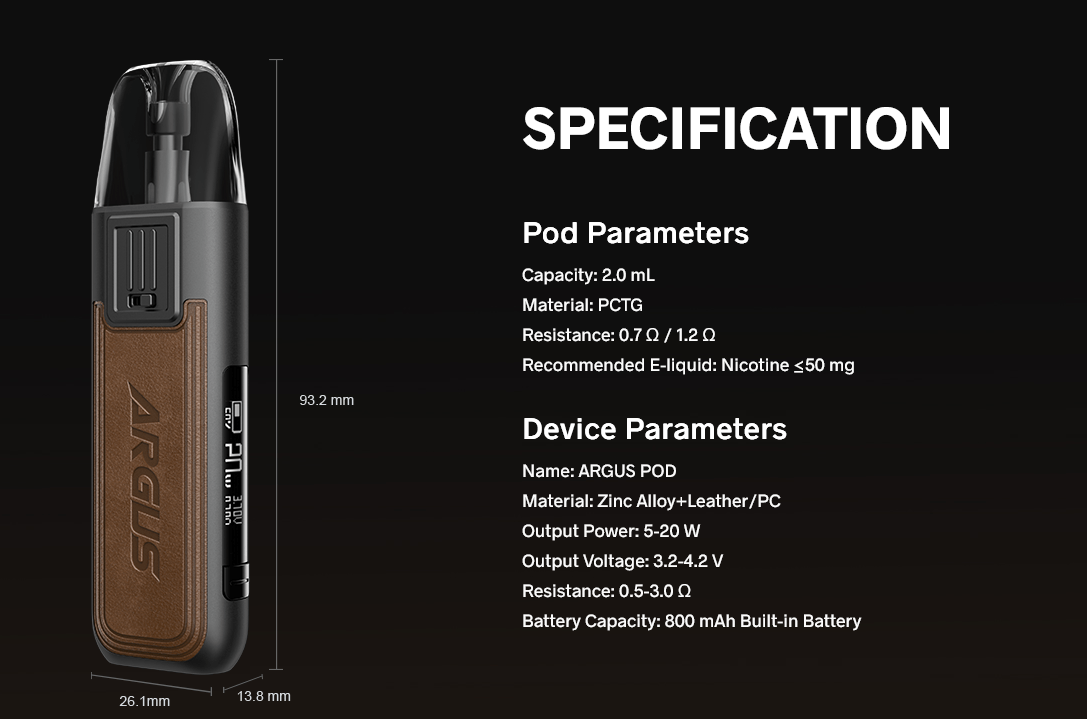 VOOPOO ARGUS Pod 20W Pod System