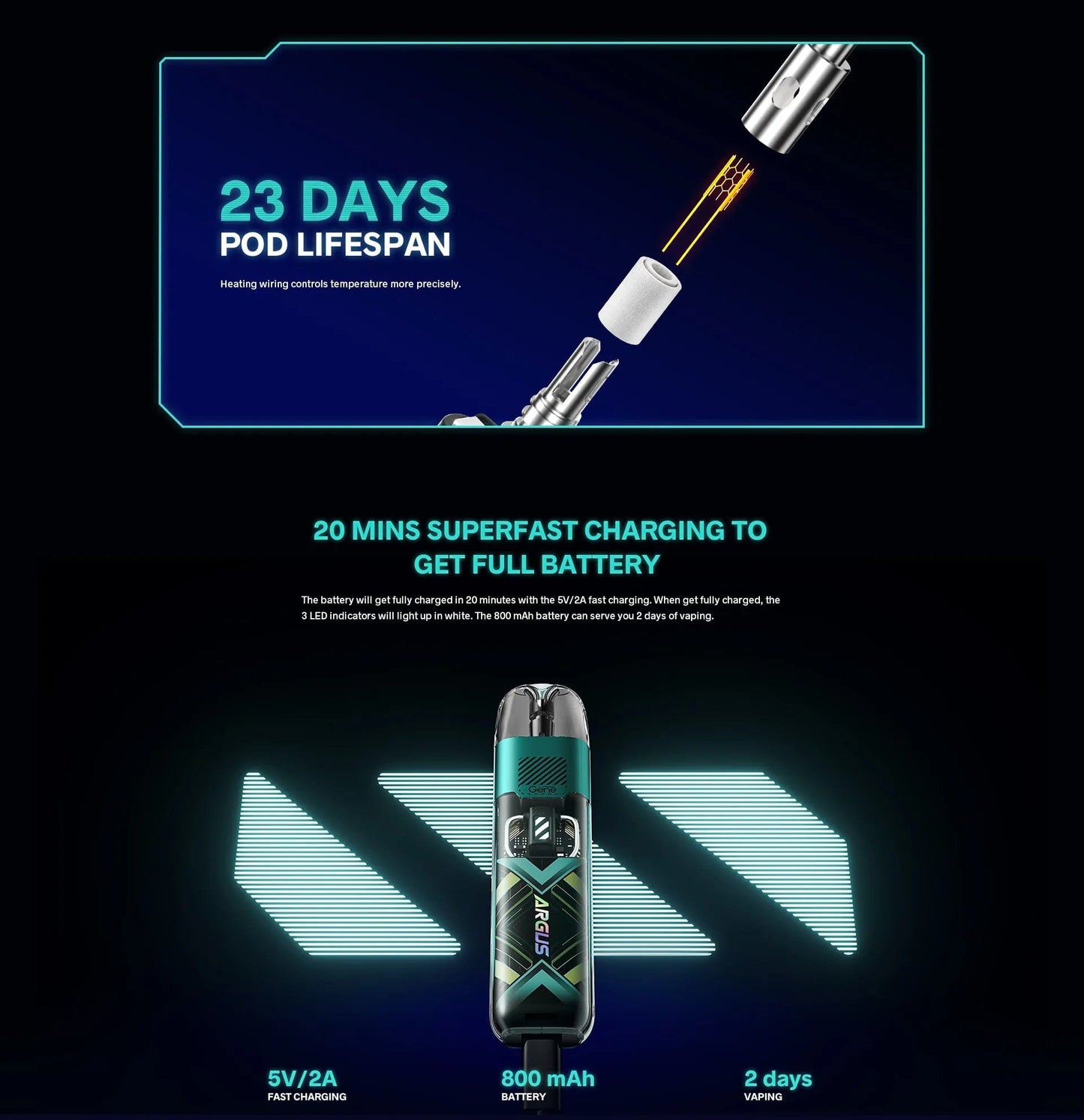 VOOPOO ARGUS P1S 25W Pod System