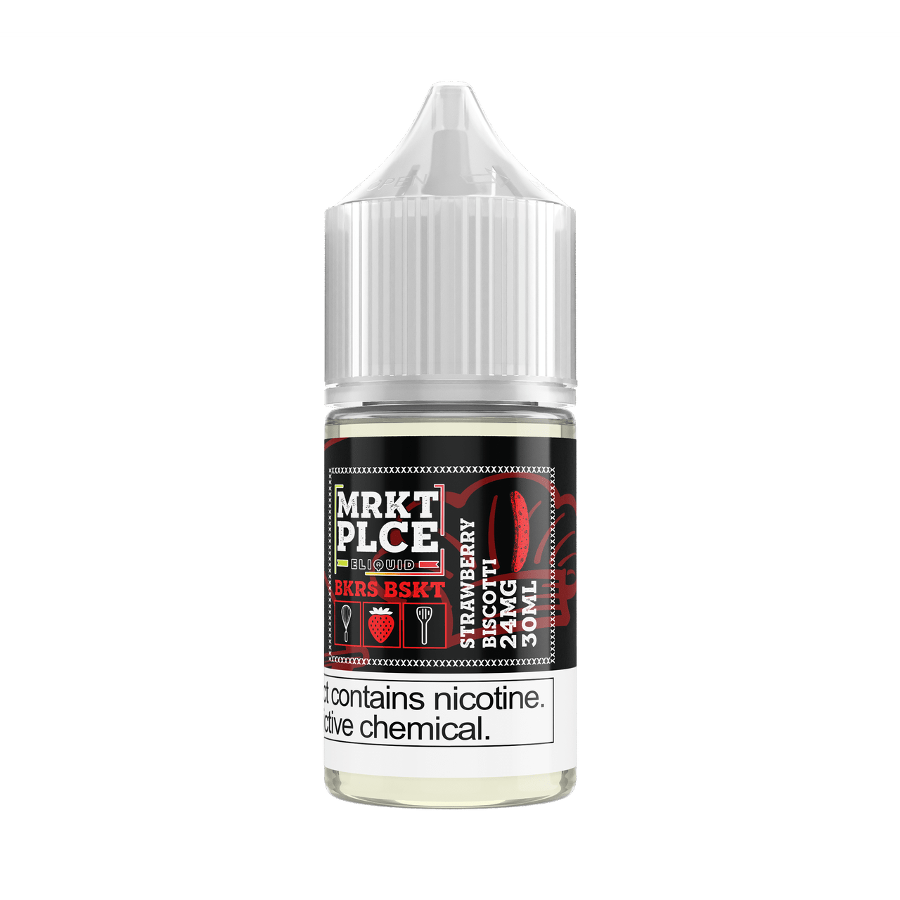 Strawberry Biscotti SALT - MRKT PLCE - 30mL