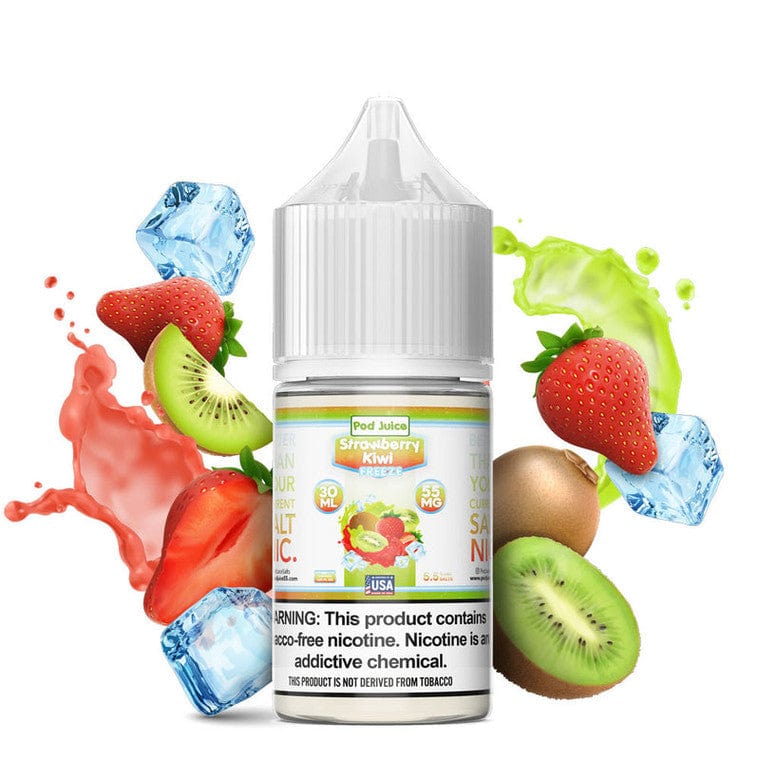 Strawberry Kiwi FREEZE SALT - Pod Juice - Salt Nic | Giant Vapes Strawberry Kiwi FREEZE SALT - Pod Juice - Salt Nic | Giant Vapes
