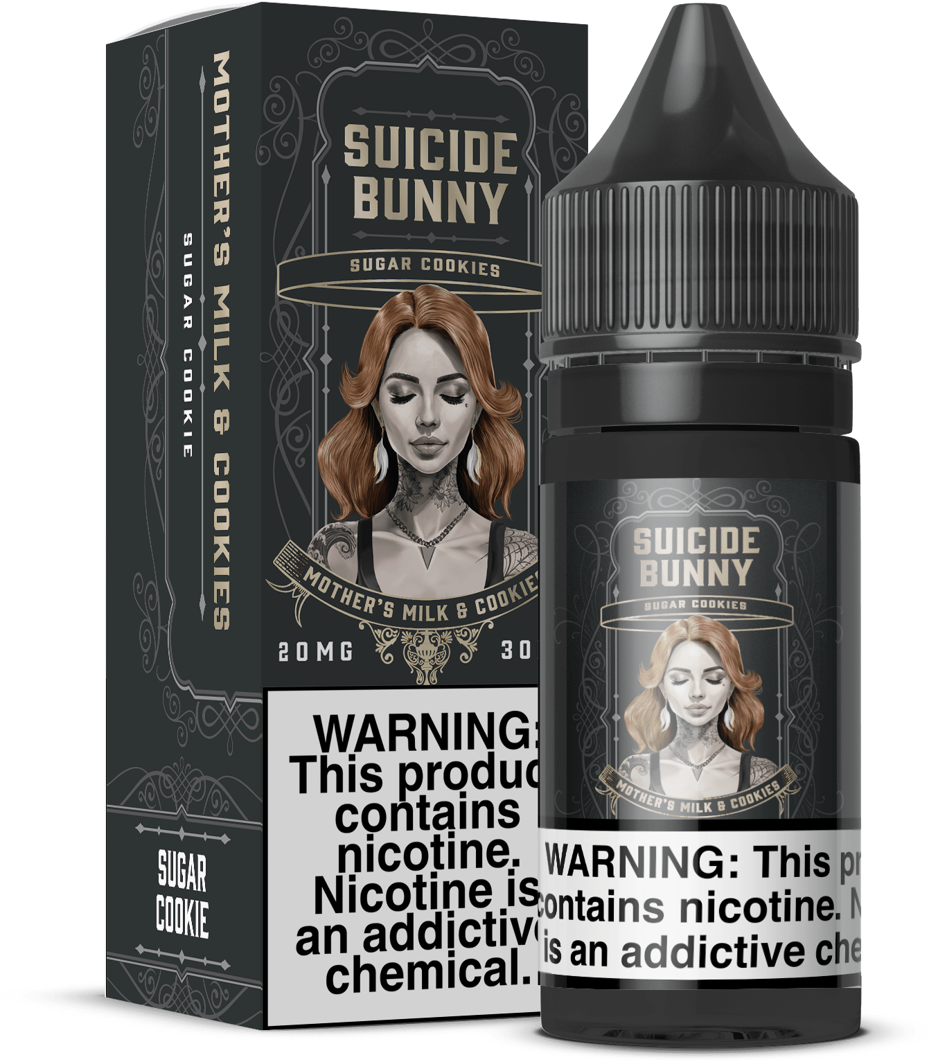 milk and cookies vape juice Mother's Milk & Cookies SALT - Suicide Bunny - Salt Nic