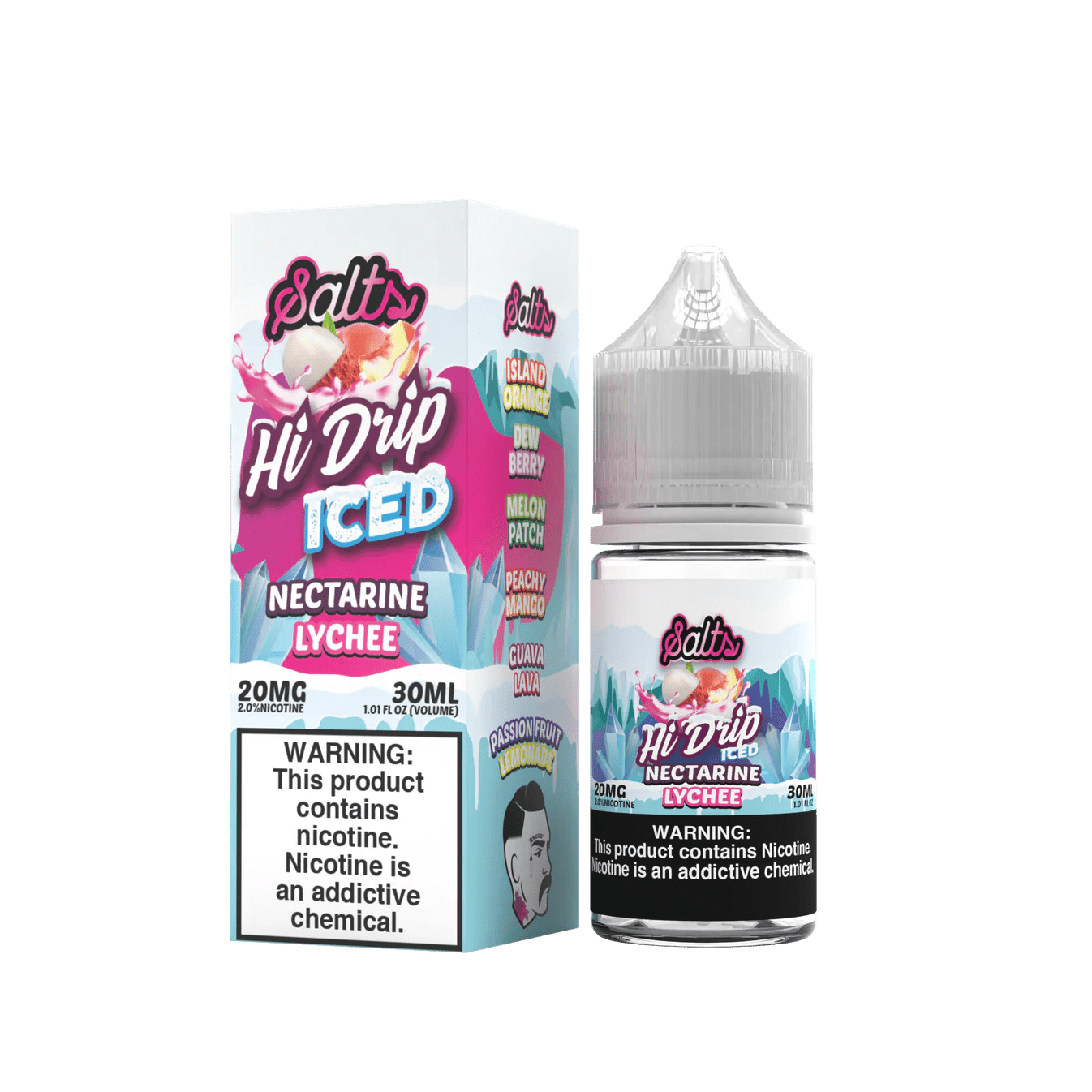 Nectarine Lychee ICED SALT - Hi Drip - 30mL