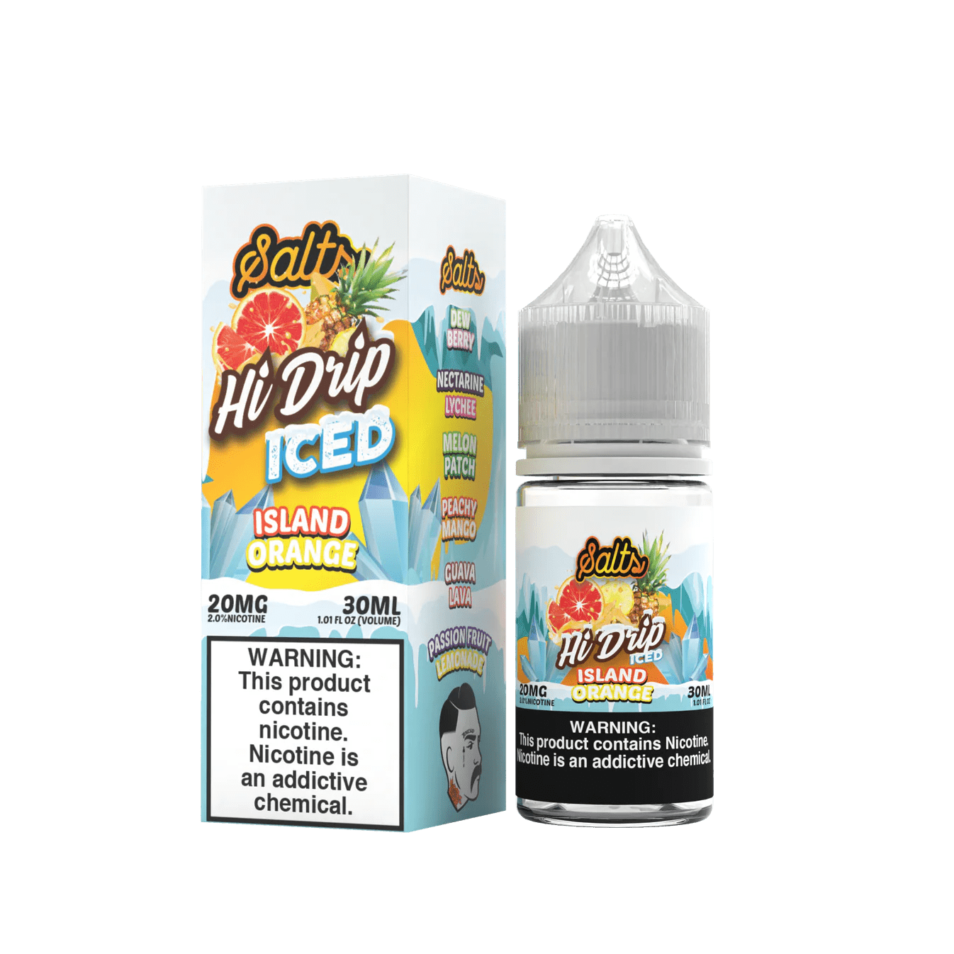 island man iced vape juice Orange SALT - Hi Drip - Salt Nicotine category--Accessories Coffee Shop Salts | Nicotina:3.4%-34mg