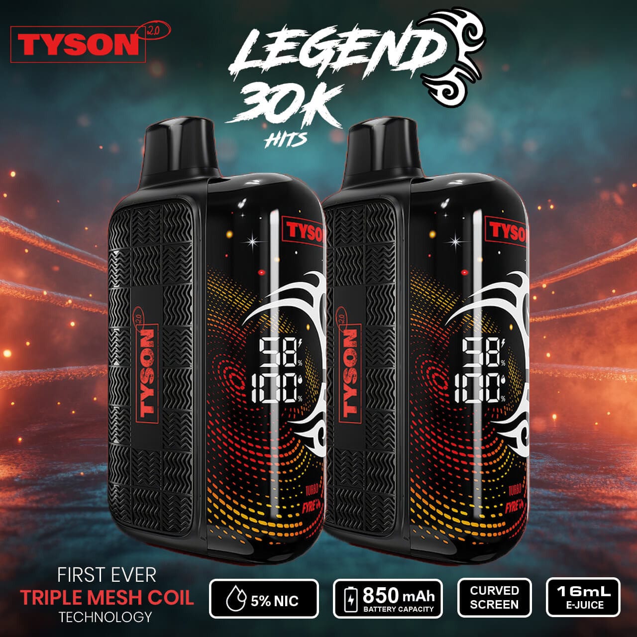 Tyson Legend 2.0 30K Disposable