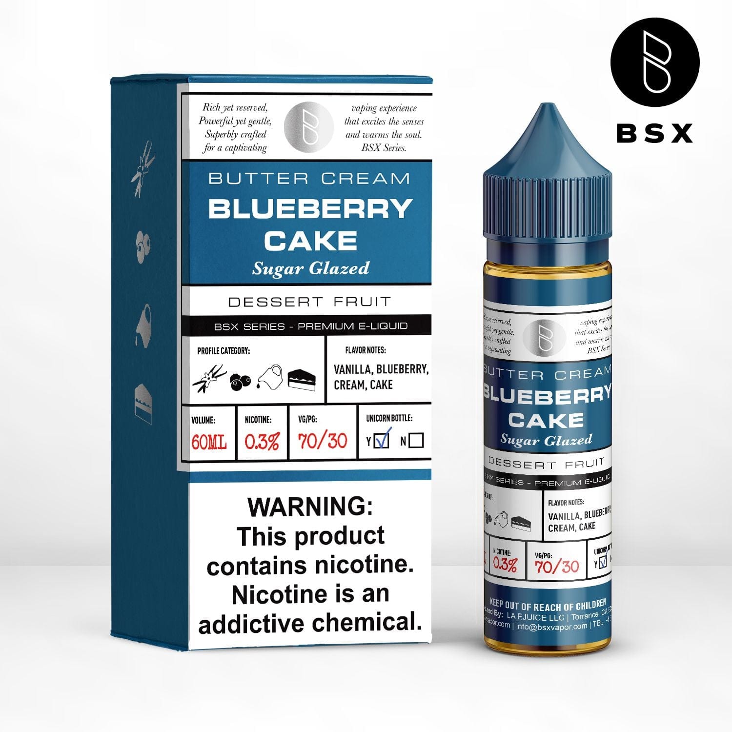 Blueberry Cake - BSX Series - Giant Vapes - Vape Juice Blueberry Cake - BSX Series - Giant Vapes - Vape Juice