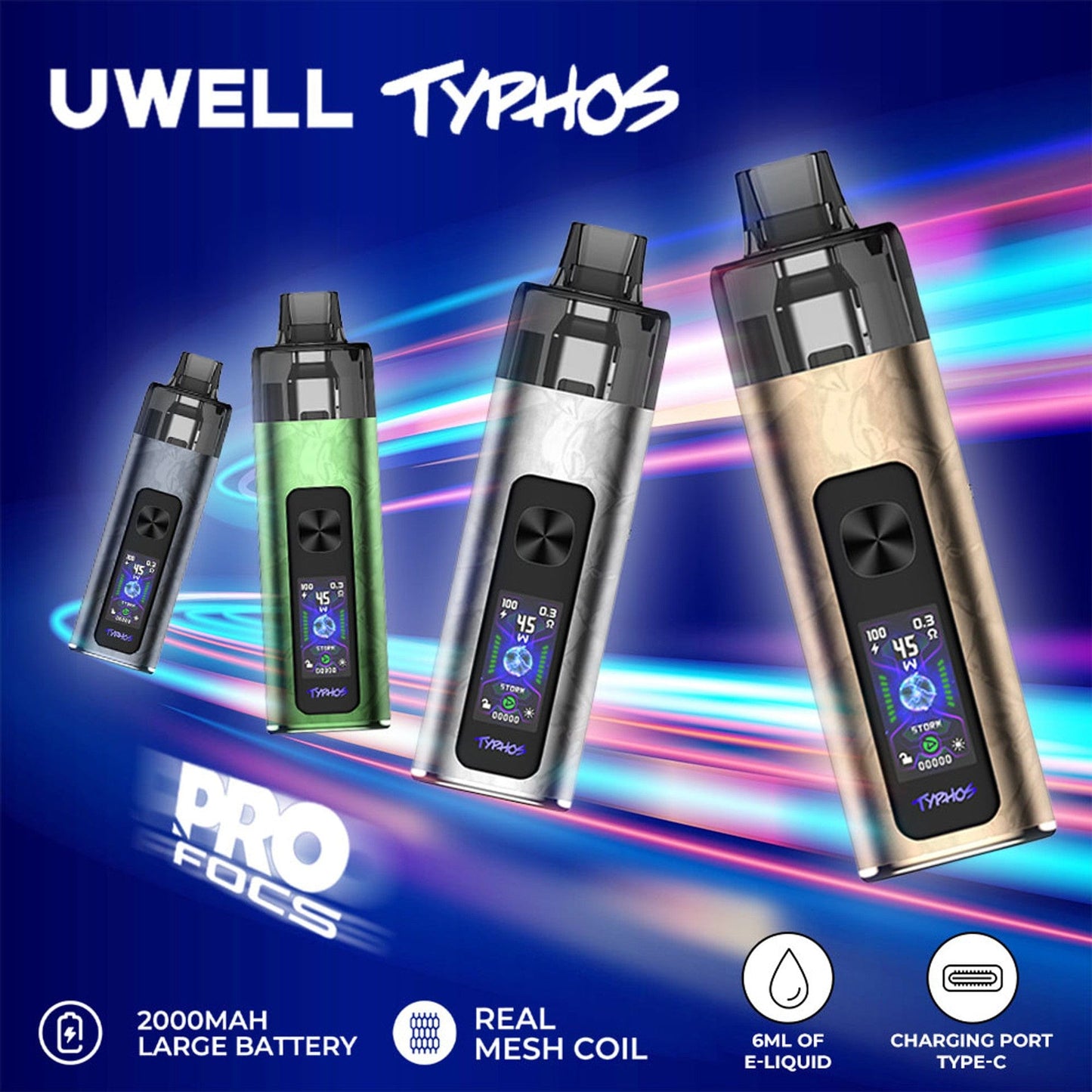Uwell Typhos 45W Pod System