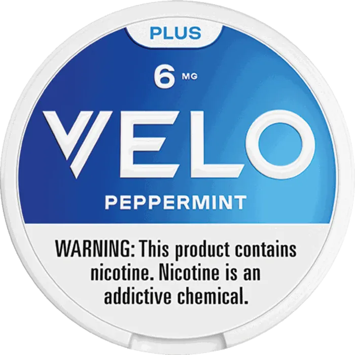 Peppermint - VELO Plus Nicotine Pouches - 20ct