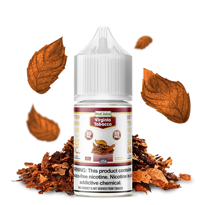 Virginia Tobacco SALT - Pod Juice - Salt Nicotine | Giant Vapes Virginia Tobacco SALT - Pod Juice - Salt Nicotine | Giant Vapes