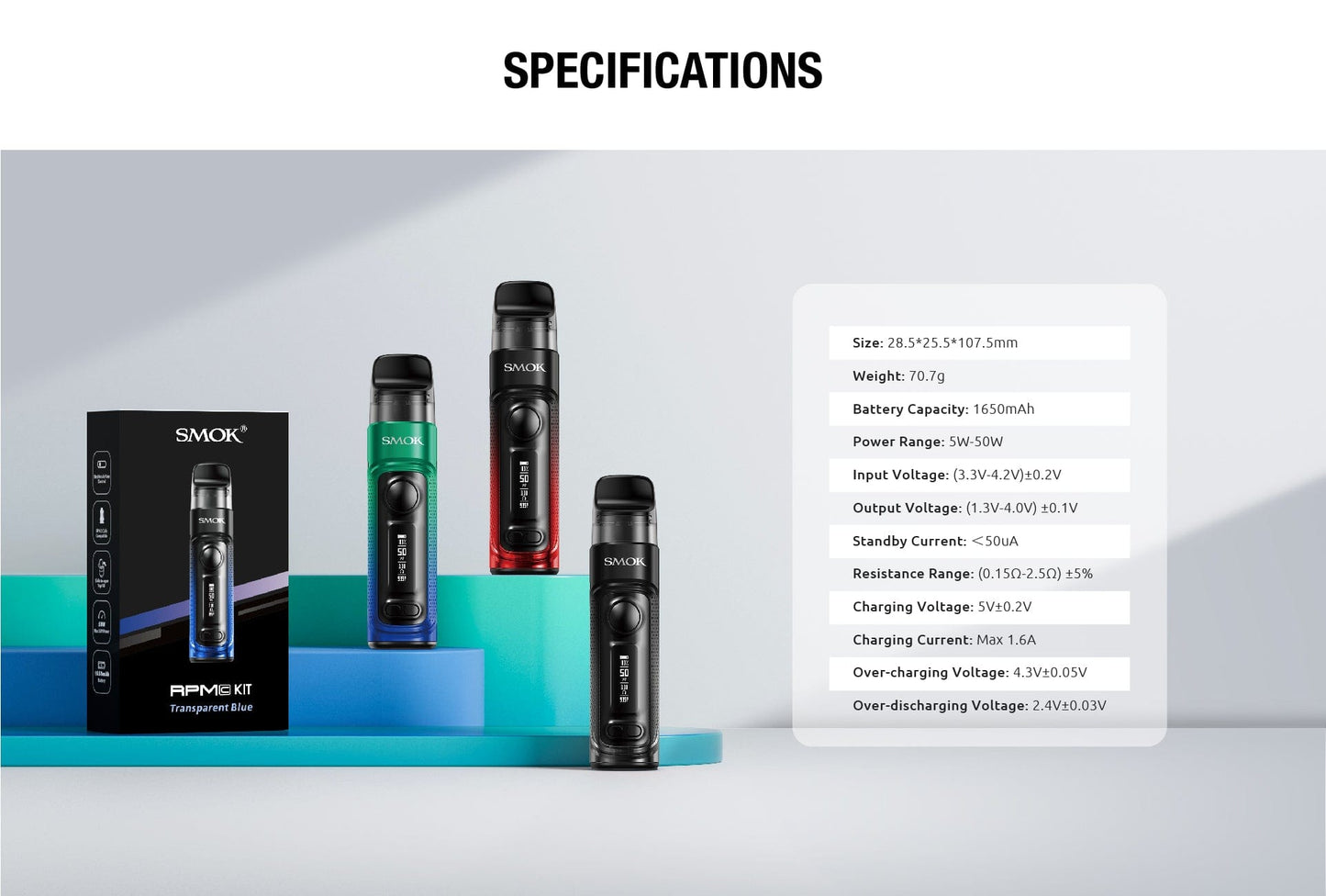 SMOK RPM C 50W Pod Kit