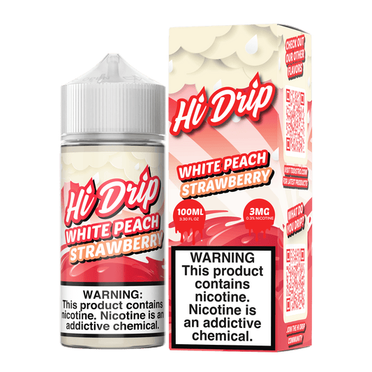 White Peach Strawberry - Hi Drip - 100mL