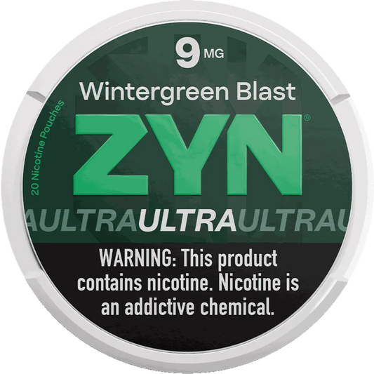 Wintergreen Blast - ZYN Ultra Nicotine Pouches - 20ct