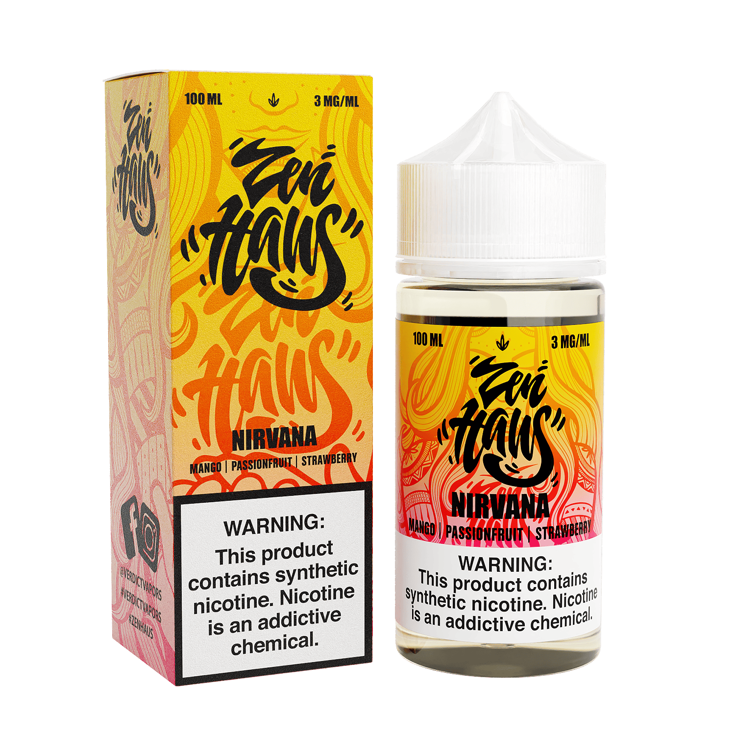 Nirvana by Zen Haus Vape Juice Mango Passionfruit Strawberry Giant Vapes Nirvana by Zen Haus Vape Juice Mango Passionfruit Strawberry Giant Vapes