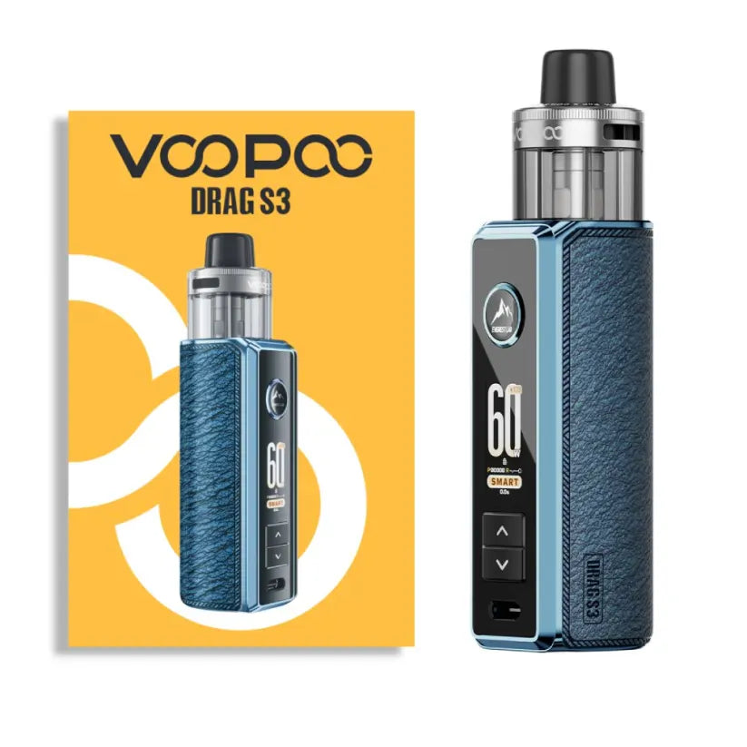 VOOPOO Drag S3 Kit | 3000mAh 60W Pod Mod with PnP X Coils Giant Vapes VOOPOO Drag S3 Kit | 3000mAh 60W Pod Mod with PnP X Coils Giant Vapes