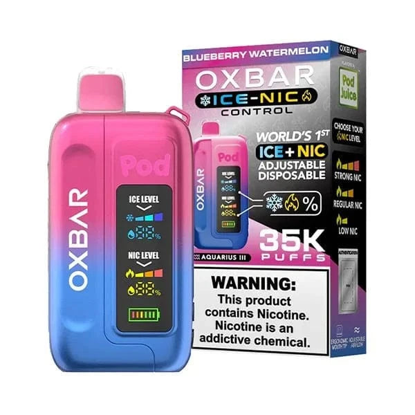OXBAR X Pod Juice Ice-Nic Control 35K Disposable