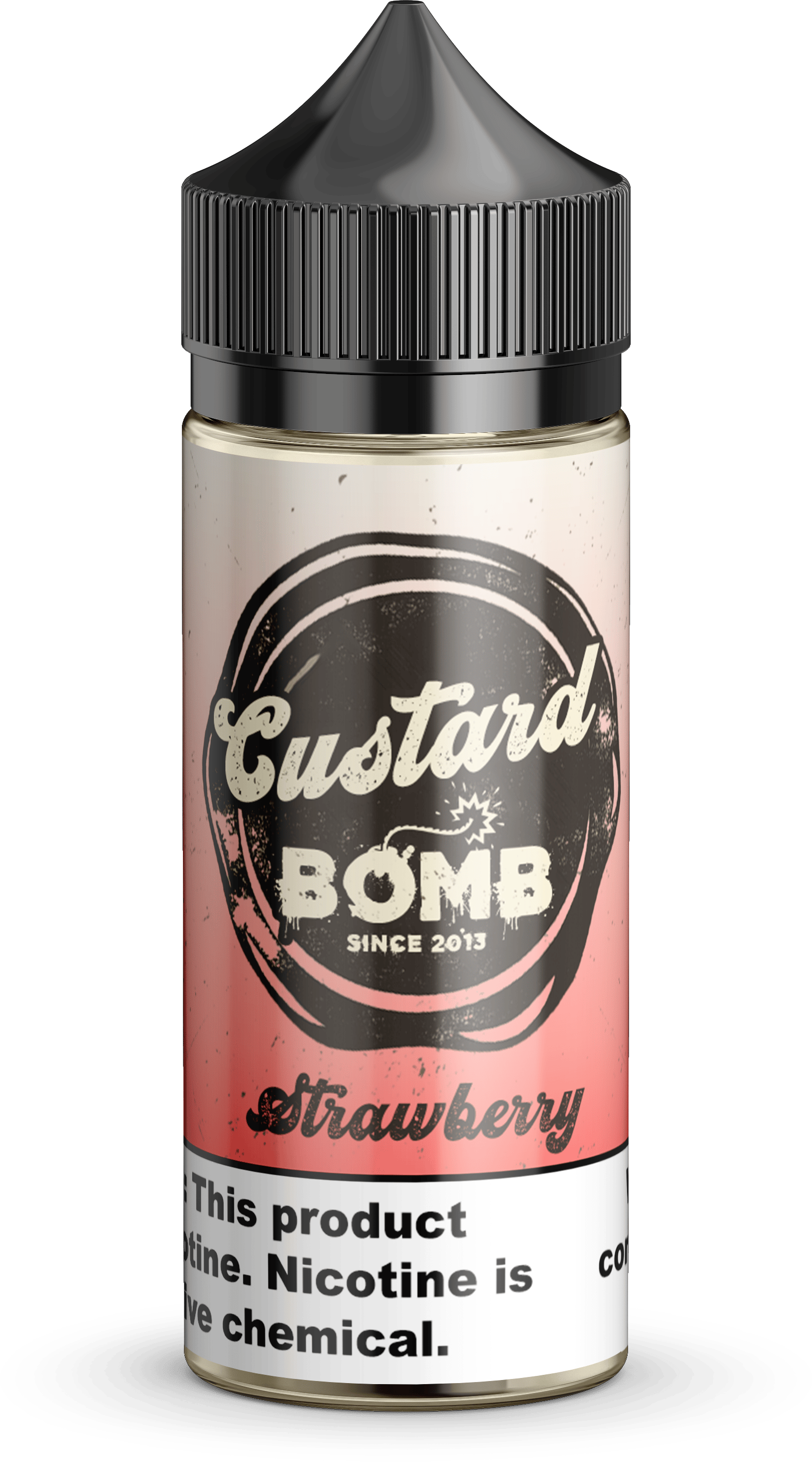 Custard Bomb Strawberry Vape Juice 100mL Vapergate Giant Vapes Custard Bomb Strawberry Vape Juice 100mL Vapergate Giant Vapes