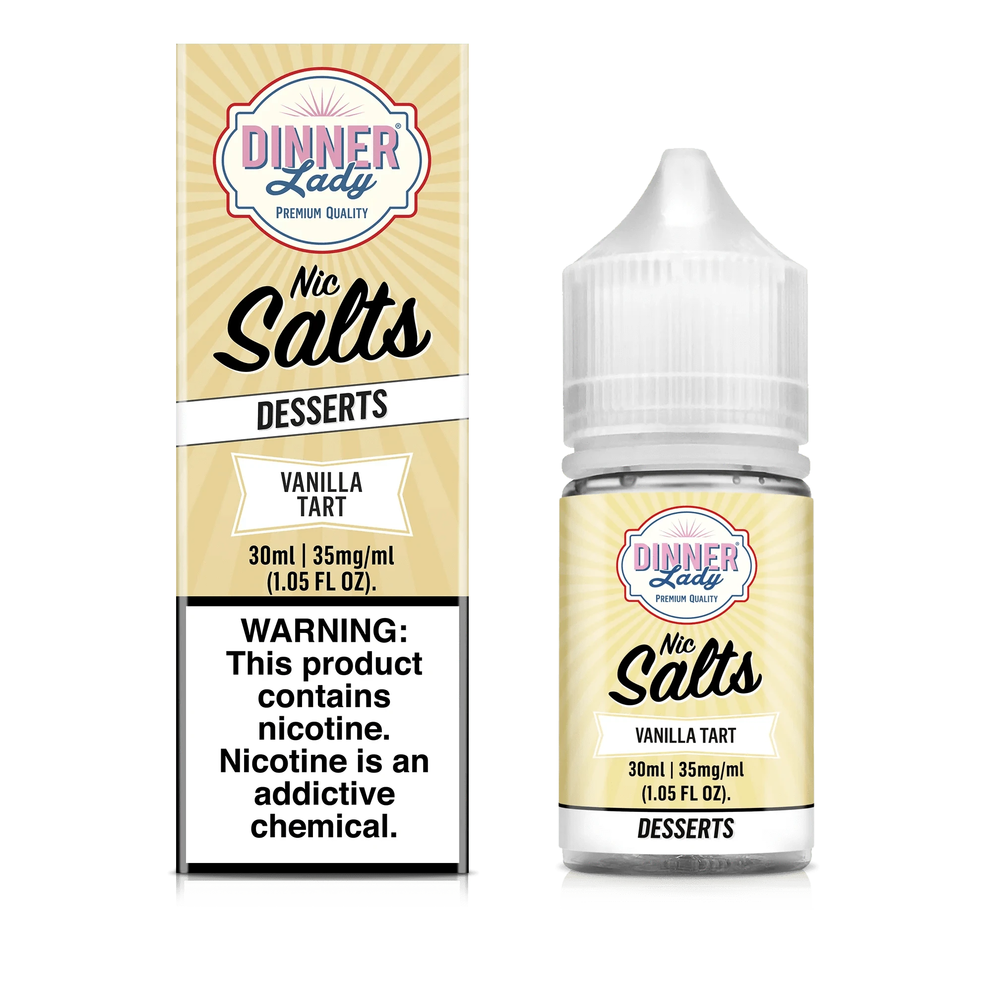 Vanilla Tart SALT 30mL | Dinner Lady Nicotine Salt Vape Giant Vapes Vanilla Tart SALT 30mL | Dinner Lady Nicotine Salt Vape Giant Vapes
