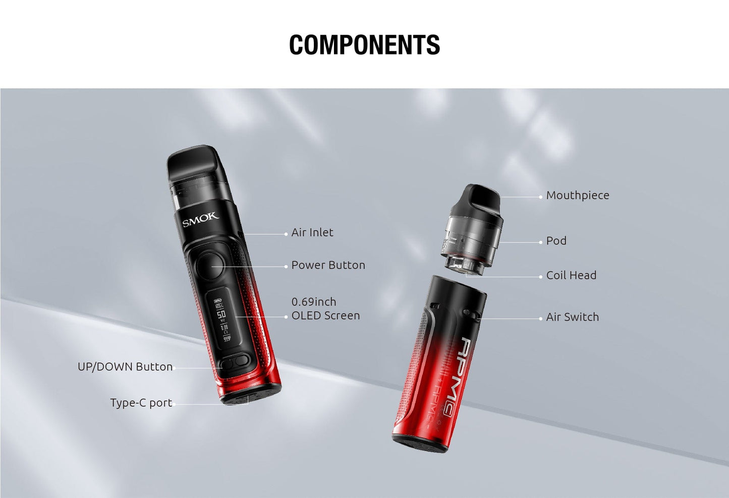 SMOK RPM C 50W Pod Kit