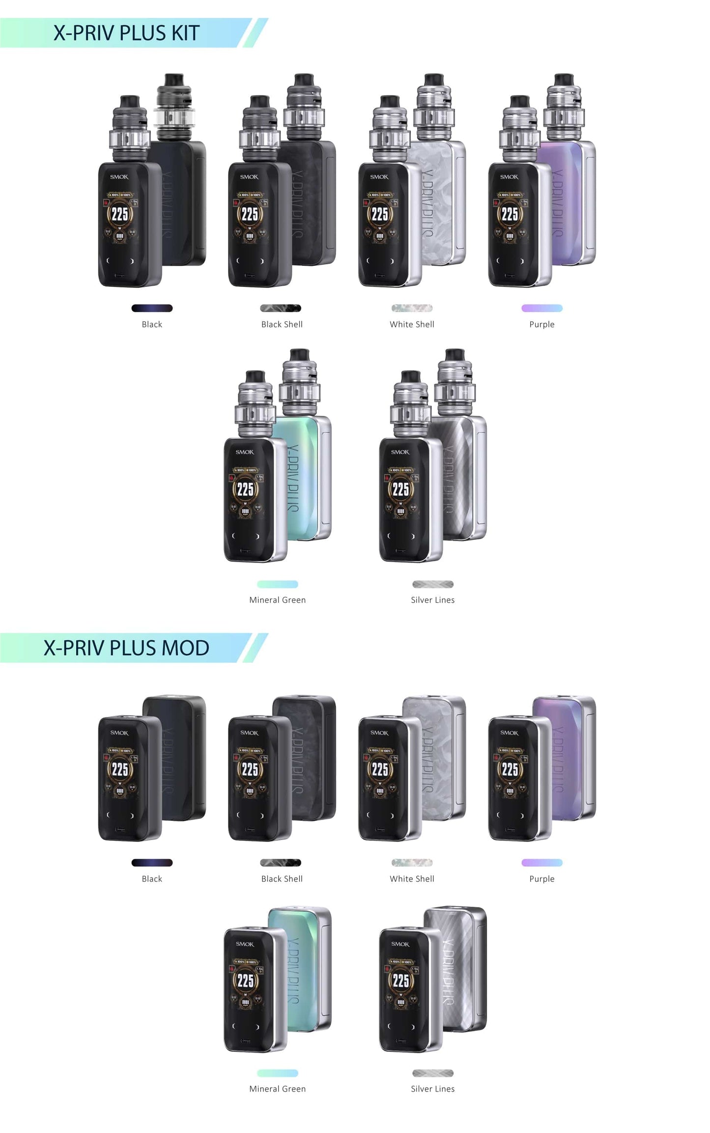 SMOK X-Priv Plus 225W Starter Kit