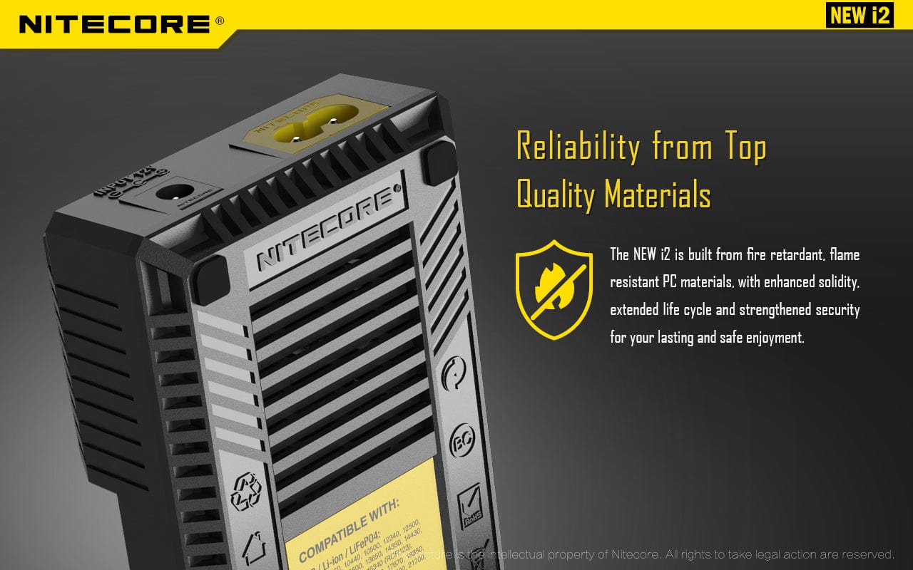 NITECORE i2 Battery Charger (2-Bay)