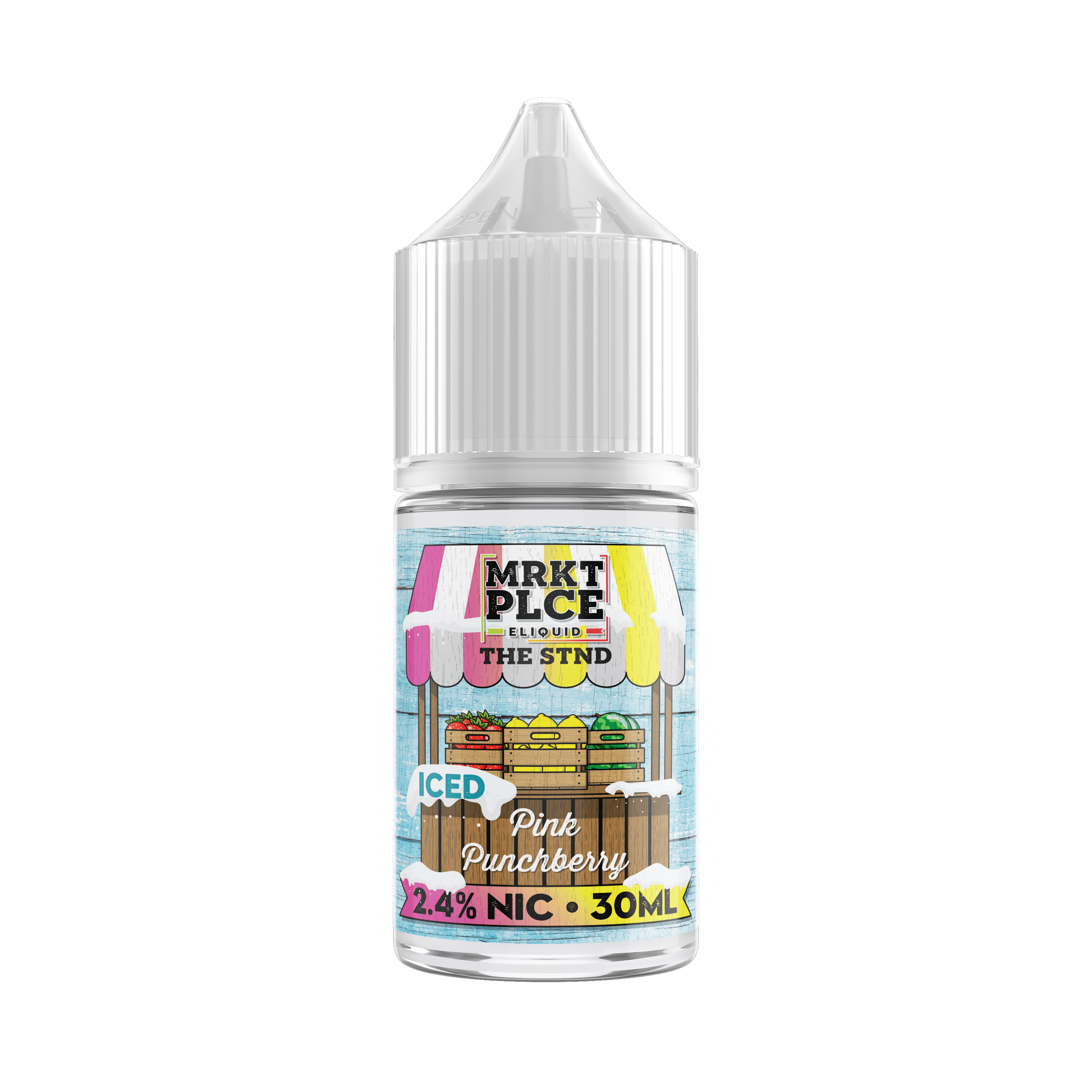 elf bar vape uk Iced Pink Punchberry Salt - MRKT PLCE Salts - Giant Vapes
