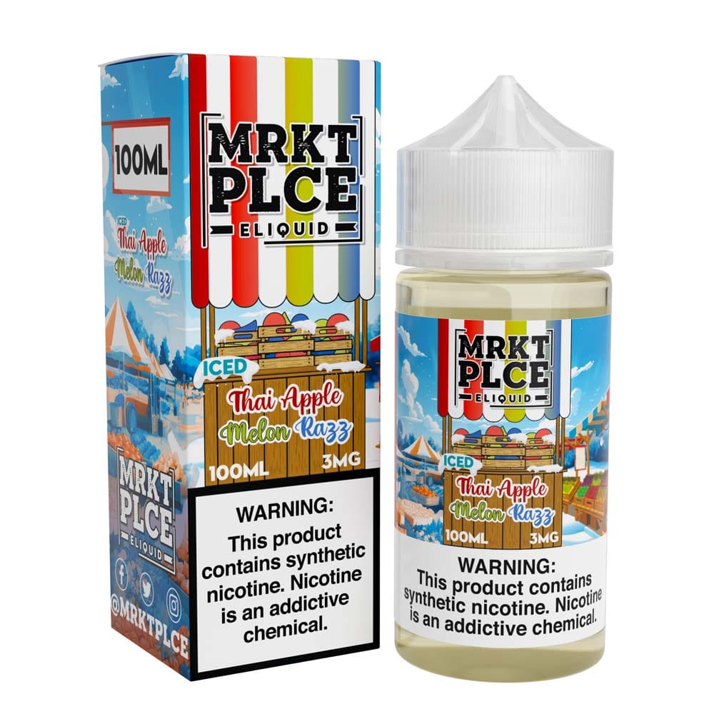 ICED Thai Apple Melon Razz - MRKT PLCE - Vape Juice | Giant Vapes ICED Thai Apple Melon Razz - MRKT PLCE - Vape Juice | Giant Vapes