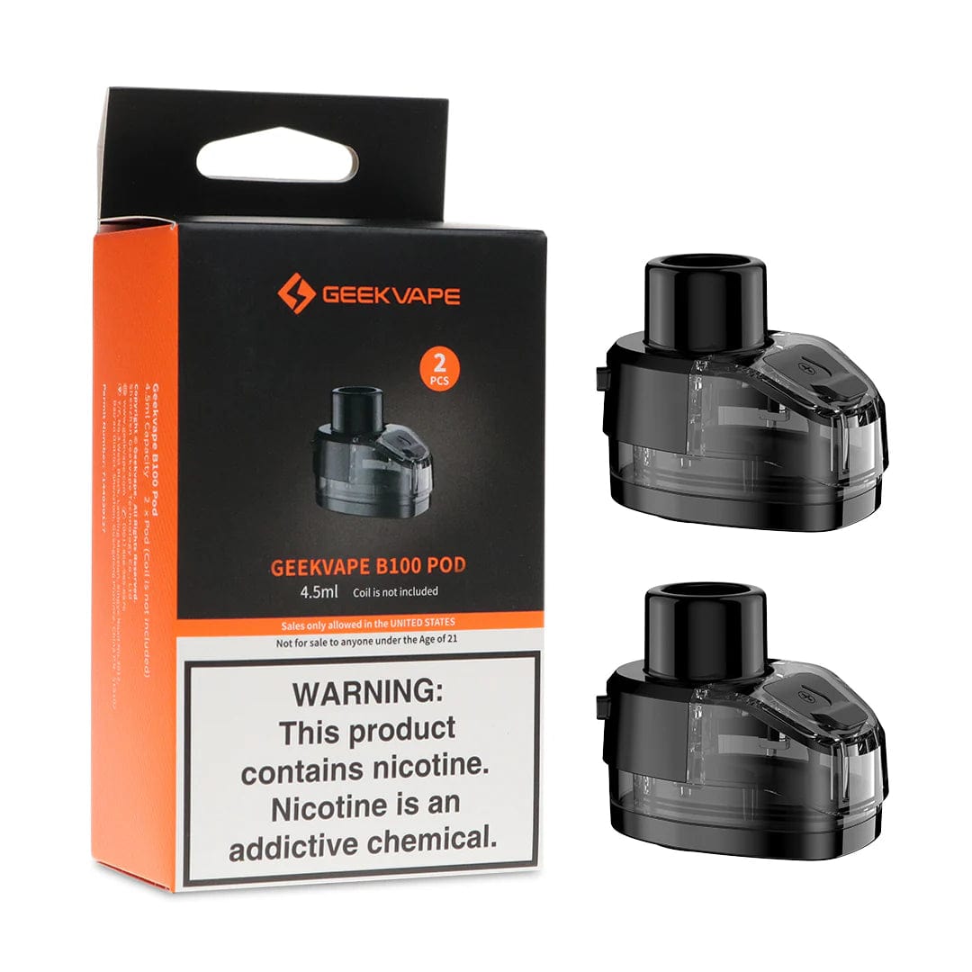 GeekVape B100 / Aegis Boost Pro 2 Empty Replacement Pods GeekVape B100 / Aegis Boost Pro 2 Empty Replacement Pods
