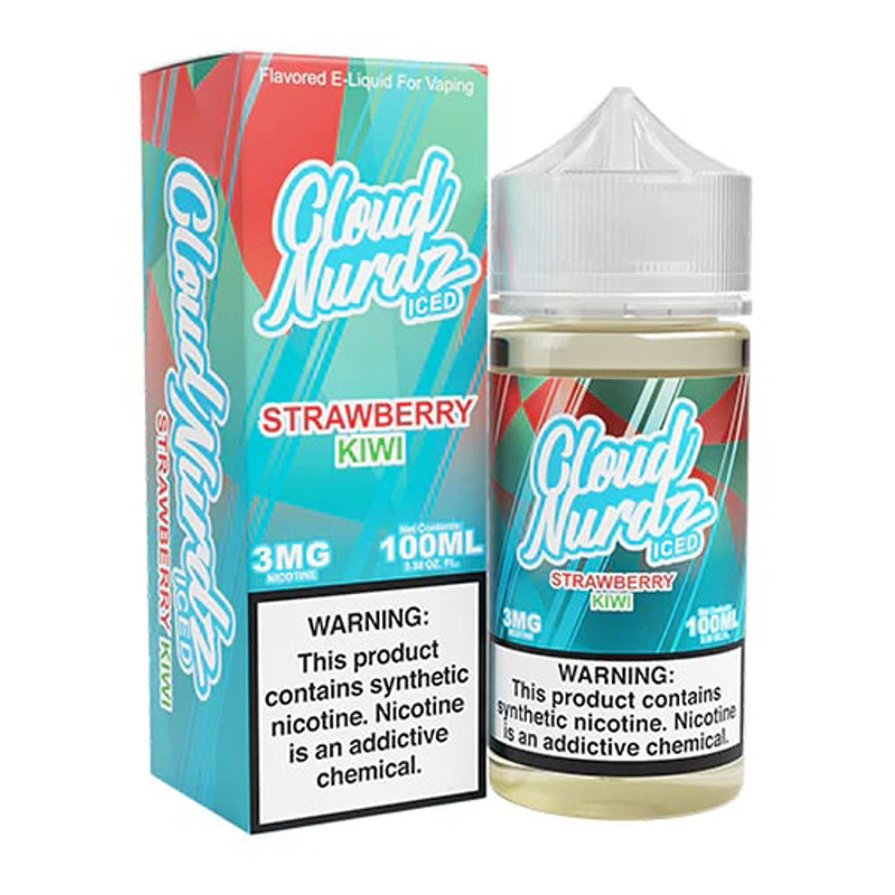 Strawberry Kiwi ICED - Cloud Nurdz - Vape Juice