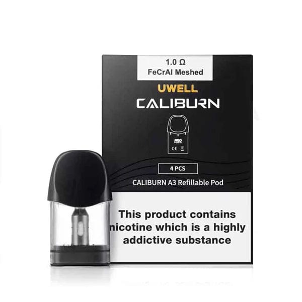 Uwell CALIBURN A3 Replacement Pods - Vape Coil - Giant Vapes Uwell CALIBURN A3 Replacement Pods - Vape Coil - Giant Vapes