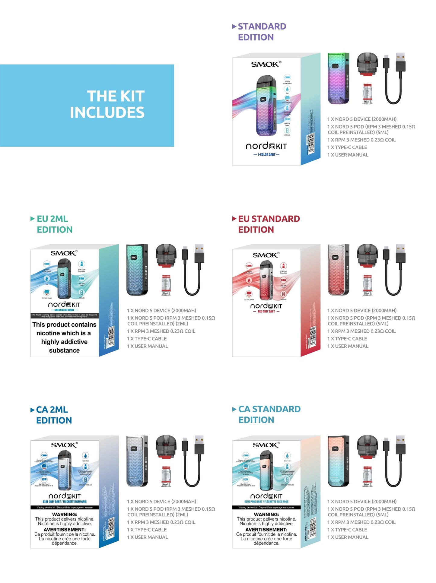 SMOK Nord 5 80W Pod System
