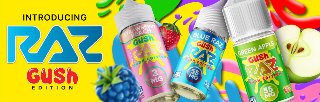 Vape Juice Spotlight: Pod Juice x RAZ Gush Edition | Giant Vapes Blog Vape Juice Spotlight: Pod Juice x RAZ Gush Edition | Giant Vapes Blog