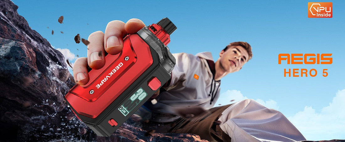 GeekVape Aegis Hero 5 50W Pod Mod Kit | Now at Giant Vapes GeekVape Aegis Hero 5 50W Pod Mod Kit | Now at Giant Vapes