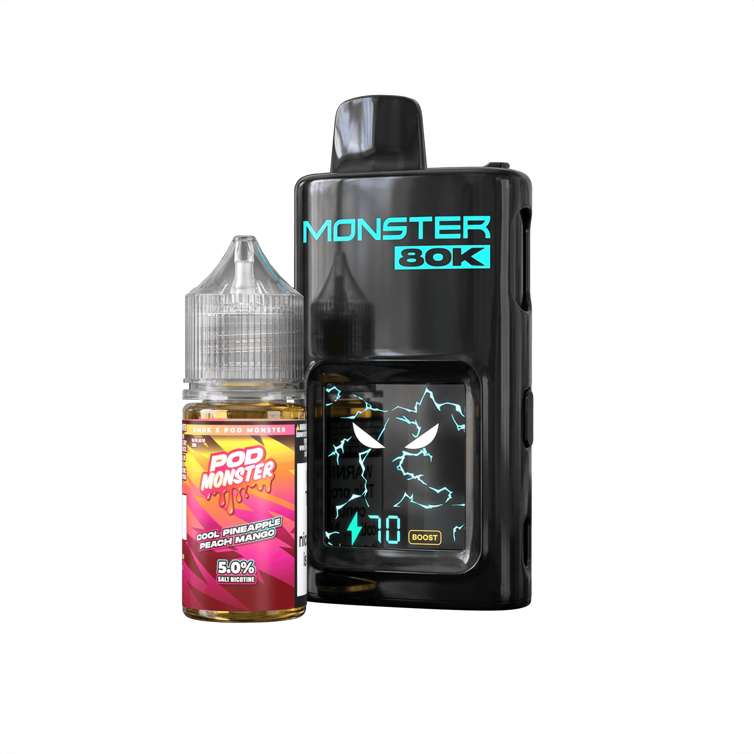 Pod Monster x Smok 80K Refillable Disposable Giant Vapes Pod Monster x Smok 80K Refillable Disposable Giant Vapes