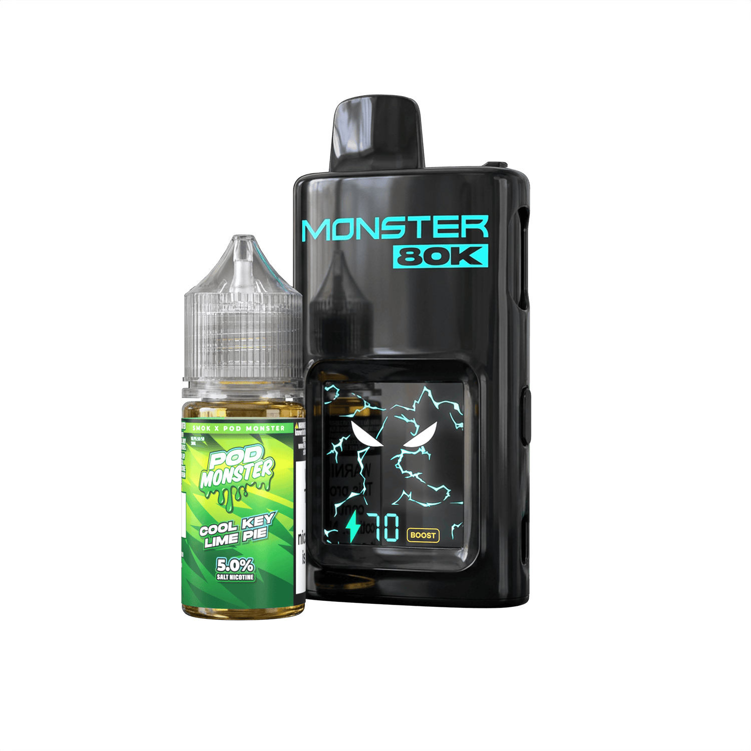 Pod Monster x Smok 80K Refillable Disposable Giant Vapes Pod Monster x Smok 80K Refillable Disposable Giant Vapes