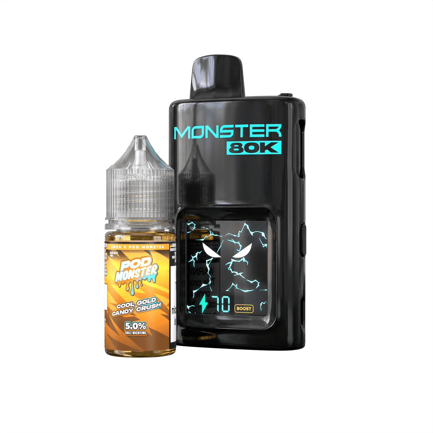 Pod Monster x Smok 80K Refillable Disposable Giant Vapes Pod Monster x Smok 80K Refillable Disposable Giant Vapes