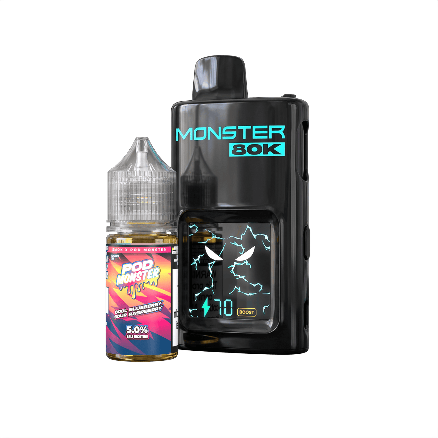 Pod Monster x Smok 80K Refillable Disposable – Giant Vapes