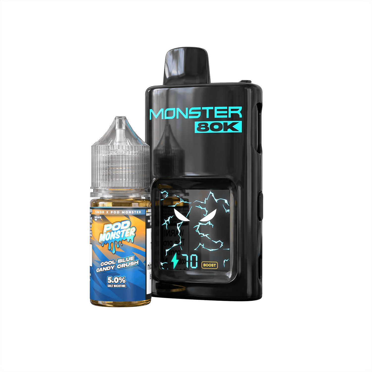 Pod Monster x Smok 80K Refillable Disposable Giant Vapes Pod Monster x Smok 80K Refillable Disposable Giant Vapes