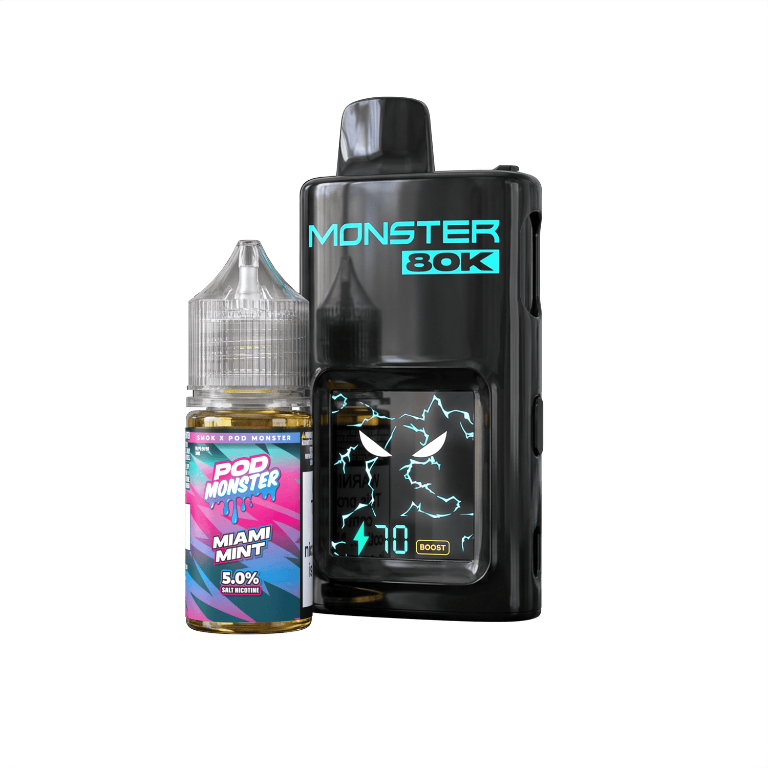 Pod Monster x Smok 80K Refillable Disposable Giant Vapes Pod Monster x Smok 80K Refillable Disposable Giant Vapes