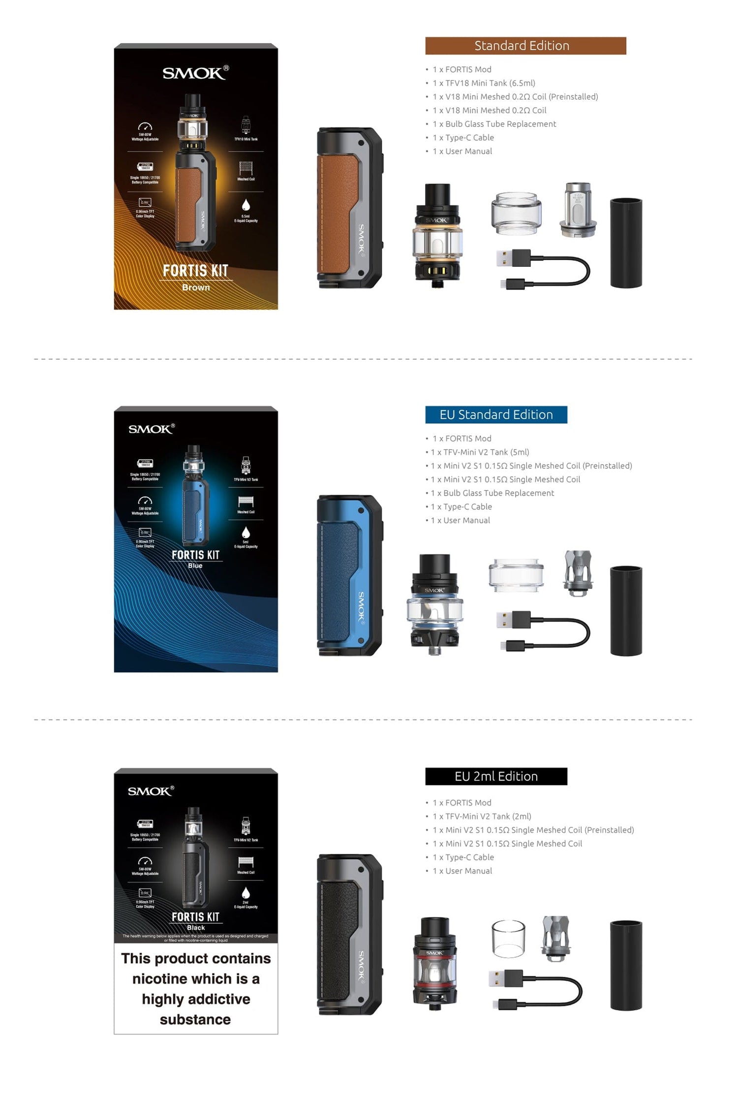 SMOK Fortis 80W Starter Kit - Vape Pod Kit | Giant Vapes SMOK Fortis 80W Starter Kit - Vape Pod Kit | Giant Vapes