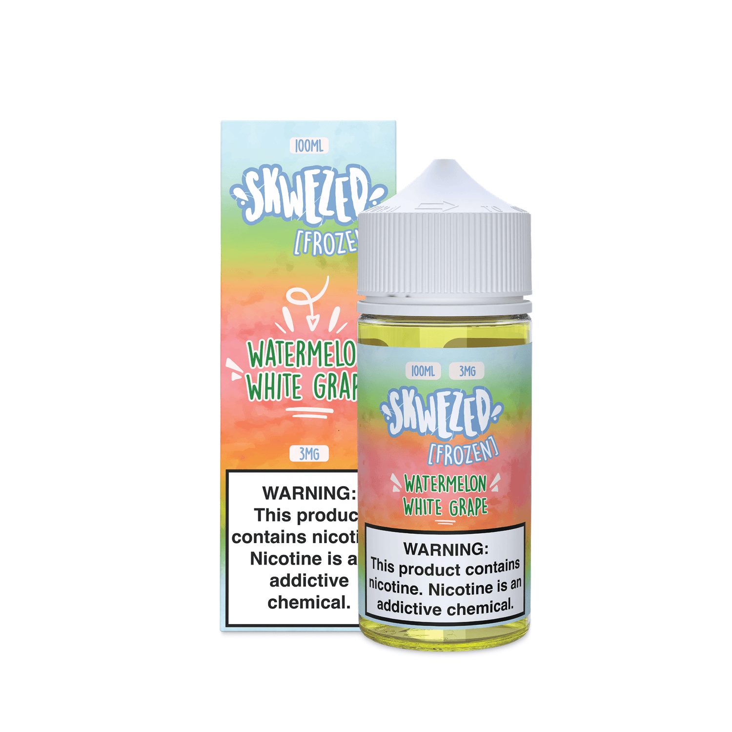 FROZEN Watermelon White Grape (Sparkling Summer Rush) - Skwezed - 100mL