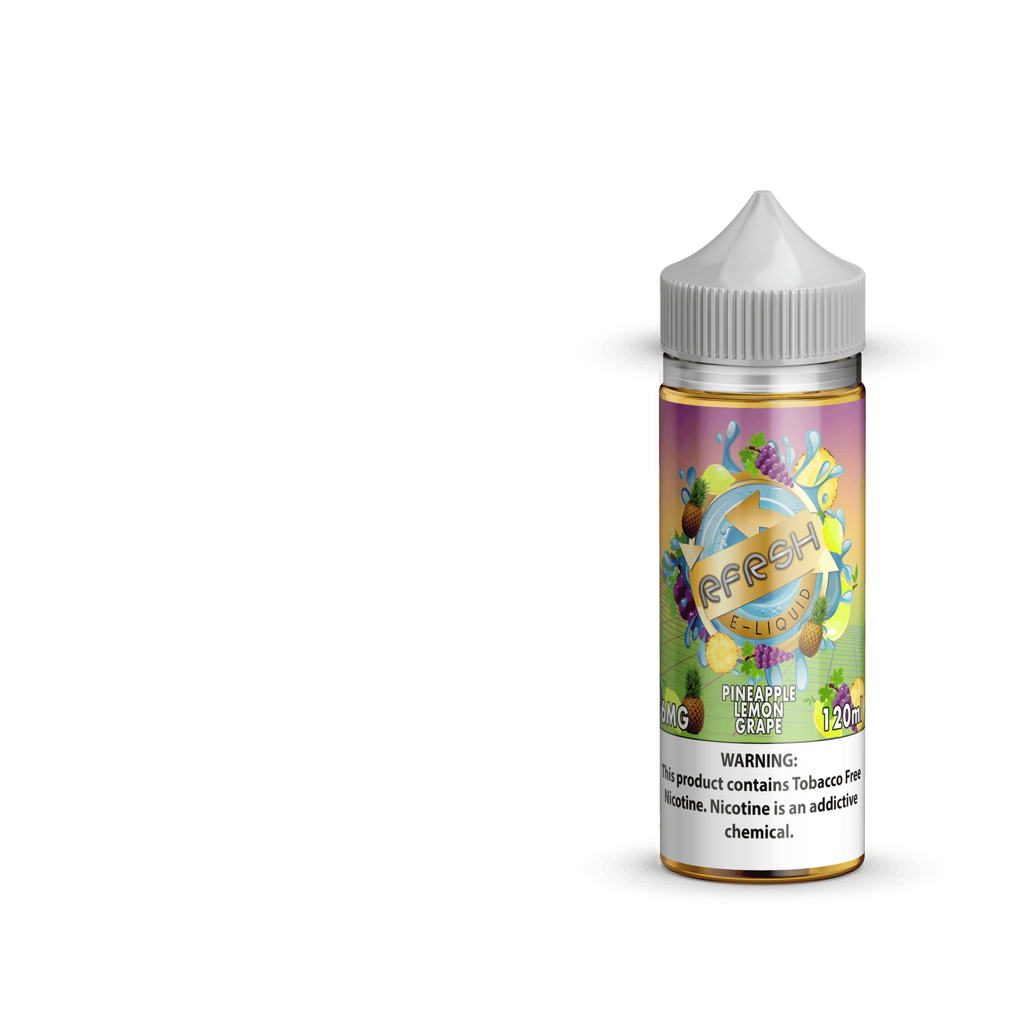 RFRSH Pineapple Lemon Grape - North Shore Vapor - 120mL