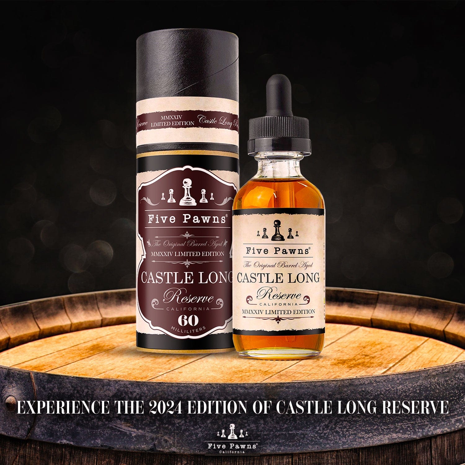 Castle Long Reserve MMXXIV Limited Edition - Five Pawns - 60mL