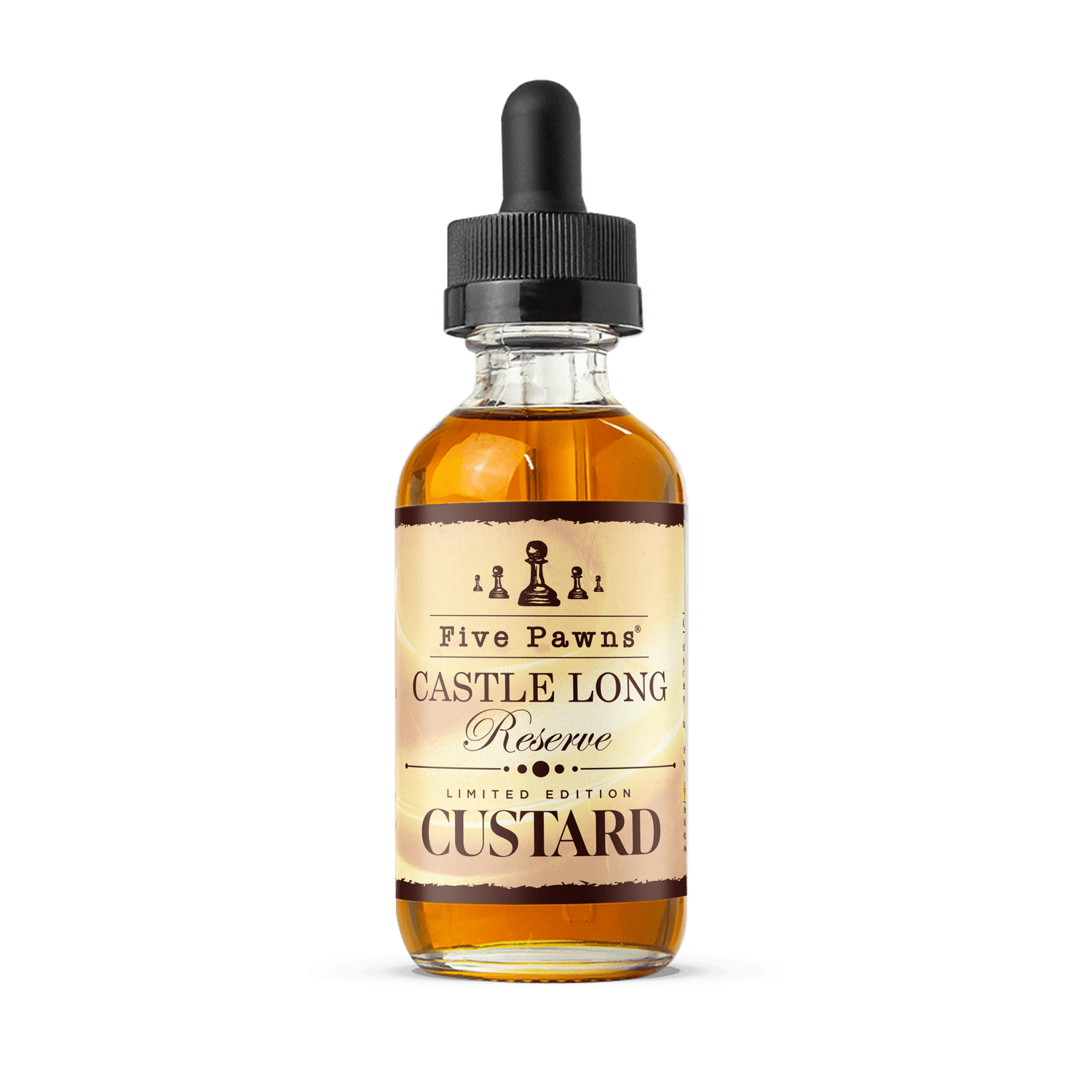 Castle Long Reserve Limited Custard Edition - Five Pawns - 60mL Castle Long Reserve Limited Custard Edition - Five Pawns - 60mL