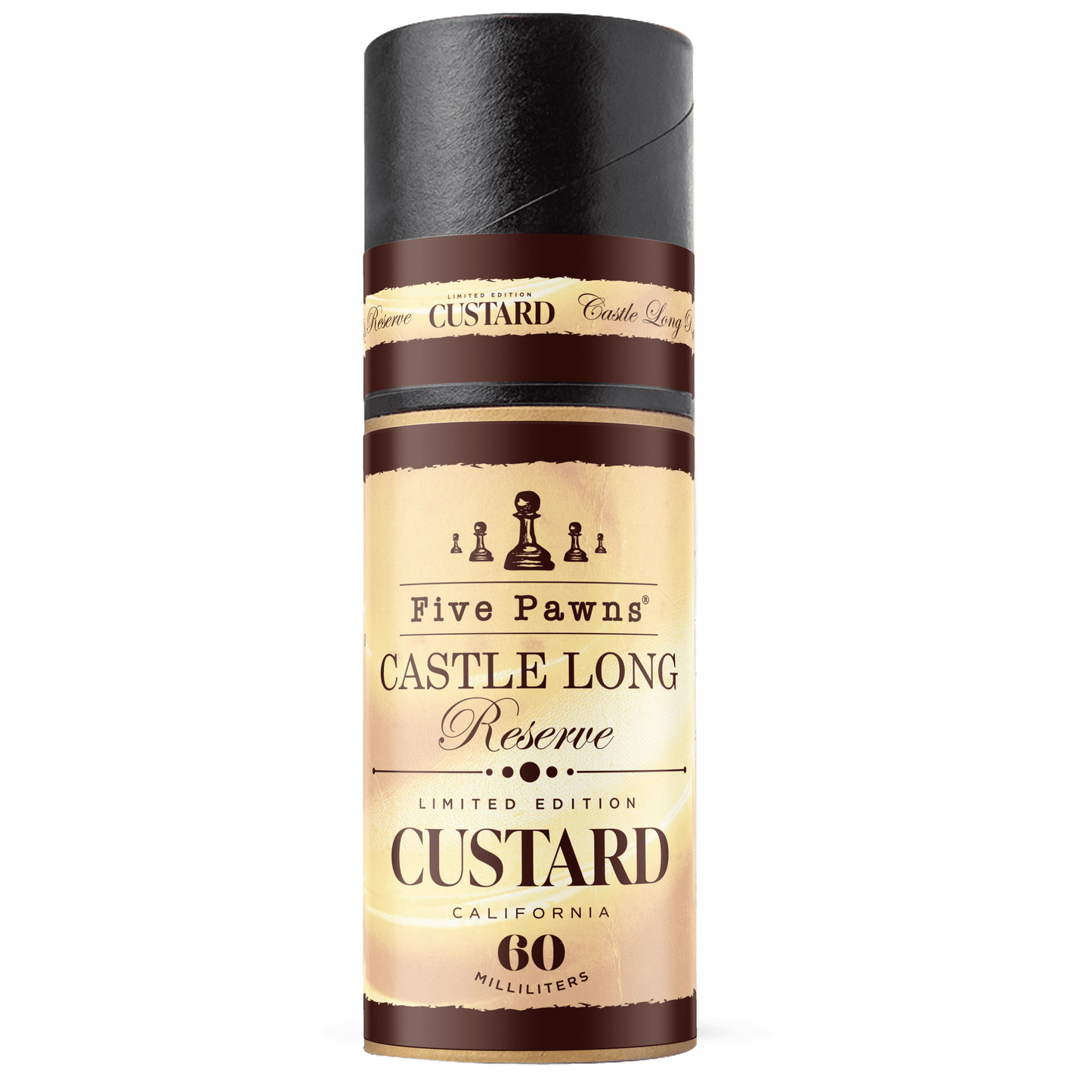 Castle Long Reserve Limited Custard Edition - Five Pawns - 60mL