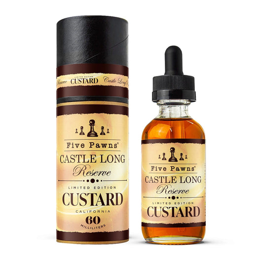 Castle Long Reserve Limited Custard Edition - Five Pawns - 60mL