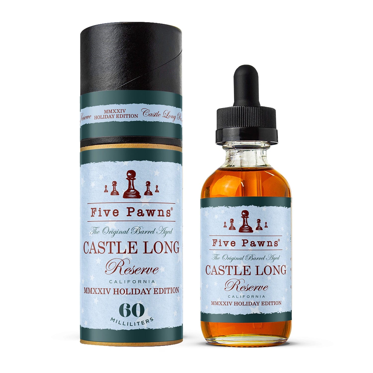 Castle Long Reserve Limited Holiday Edition - Five Pawns - 60mL