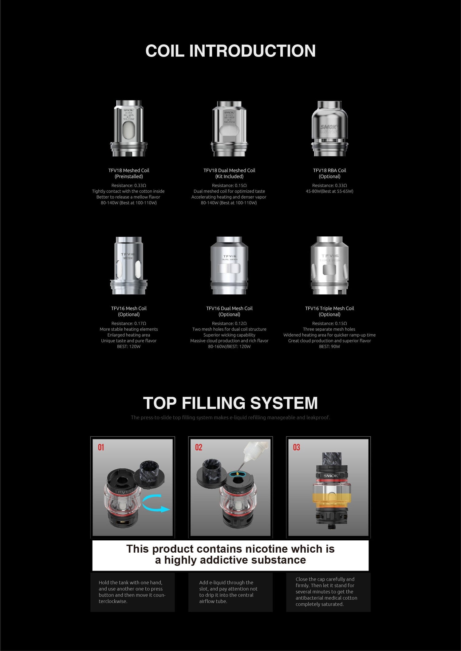 SMOK TFV18 Tank - SMOKTech - Vape Tank Giant Vapes SMOK TFV18 Tank - SMOKTech - Vape Tank Giant Vapes