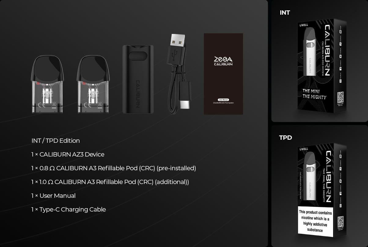 UWELL Caliburn AZ3 17W Pod System