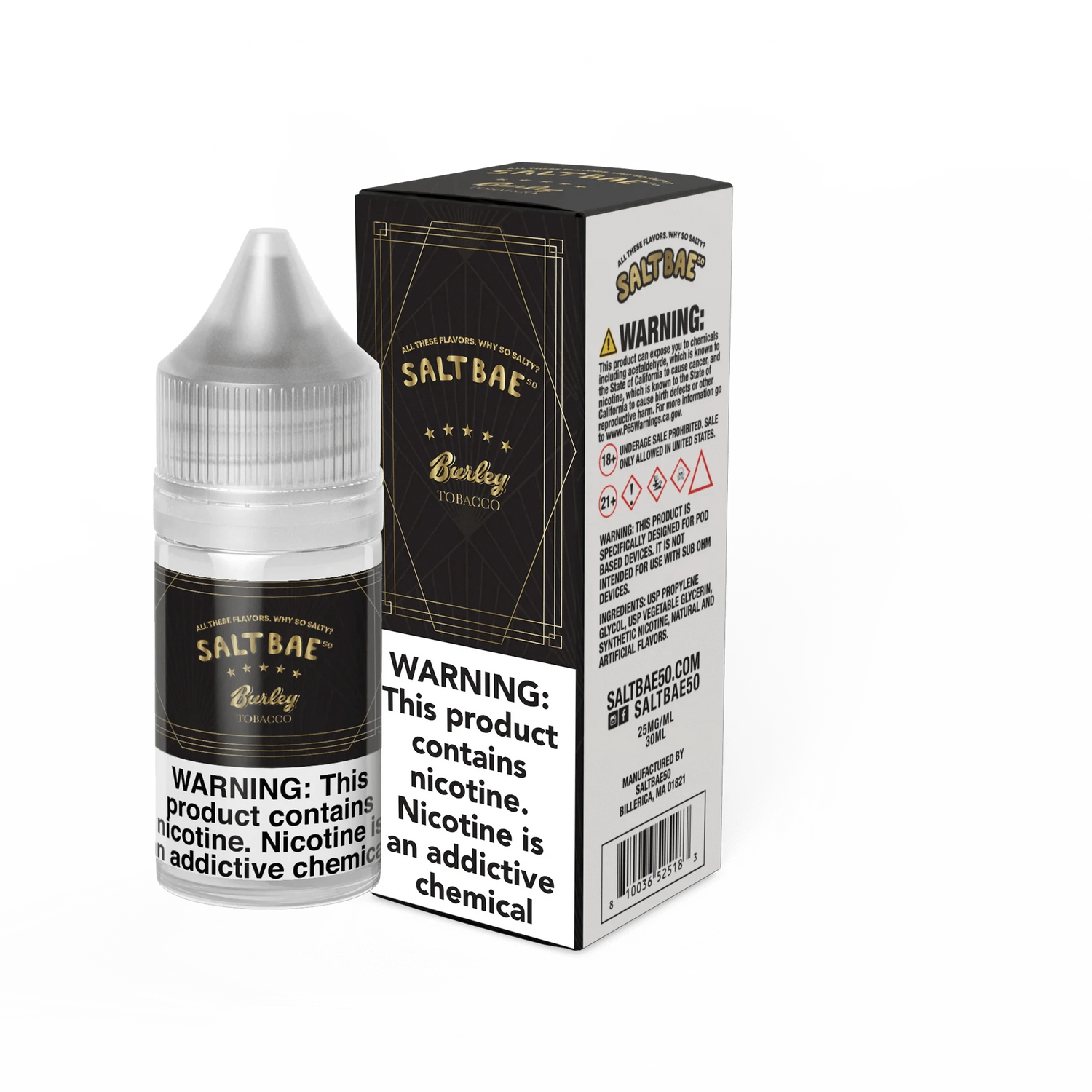 Nicotine Salt Vape Device For Sale Jewel Tobacco Pod Juice TFN Salt .75 Burley Tobacco SALT - Salt Bae 50 - Nicotine Salt | Giant Vapes Nicotine Salt Vape Device For Sale Jewel Tobacco Pod Juice TFN Salt .75 Burley Tobacco SALT - Salt Bae 50 - Nicotine Salt | Giant Vapes