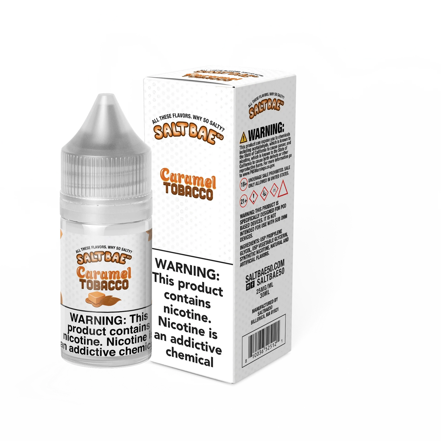 Caramel Tobacco SALT - Salt Bae 50 - Nicotine Salt | Giant Vapes Caramel Tobacco SALT - Salt Bae 50 - Nicotine Salt | Giant Vapes